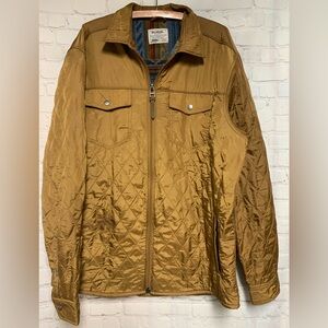 Rural Cloth Sunday Gold Quilted Western Tribal Lined Jacket Size 2XL